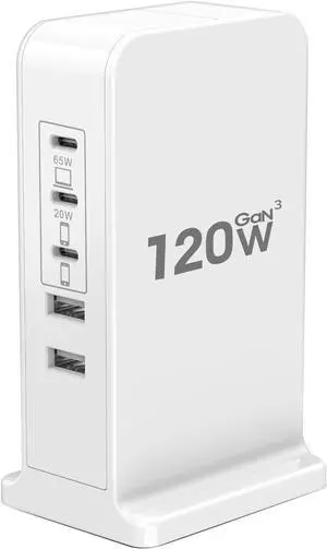 USB C Charger Block 120W, Charging Station for Multiple Devices, USB Charging Block, USB C GaN Fast Charging Hub, 65W USB C Laptop Charger Compatible for Macbook Pro/Air, iPhone, iPad, Samsung USB C Charger Block 120W, Charging Station for Multiple Devices, USB Charging Block, USB C GaN Fast Charging Hub, 65W USB C Laptop Charger Compatible for Macbook Pro/Air, iPhone, iPad, Samsung