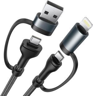iPhone Charger [Apple MFi Certified] 5 Pack - 6FT Lightning Cable Nylon Woven High Speed Data Sync Cord Compatible iPhone 12 11 Pro Max X 8 7 6S Plus SE - Color