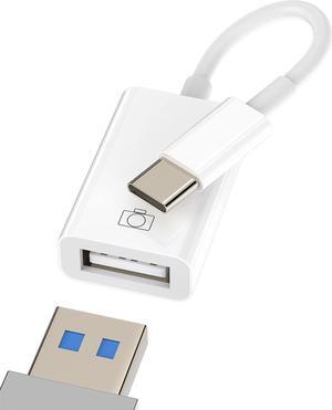 USB-C to USB A Adapter 3.0 OTG Cable Hub Accessories for Pixel Compatible for Samsung Galaxy S21 S22 FE Ultra Z Flip LG iPhone15 Pro Max Plus iPad Pro Air Mini MacBook Type C Thunderbolt