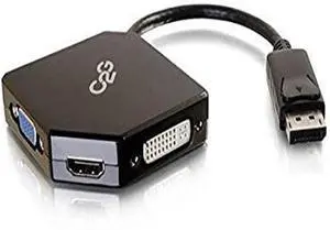 C2G/Cables to Go DisplayPort to HDMI, VGA, or DVI Adapter Converter (54340) C2G/Cables to Go DisplayPort to HDMI, VGA, or DVI Adapter Converter (54340)
