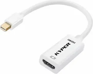 US-2788 1 Pack Mini DisplayPort to HDMI Adapter Mini DP Compatible for Thunderbolt MacBook Pro MacBook Air Mac Mini  Surface Pro 3/4 etc (1)