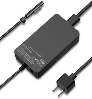 Surface Charger 44W 15V 2.58A Power Supply AC Adapter Charger for  Surface Pro 3/4/5/6/7 Surface Laptop 3/2/1 Surface Go/Book with 6ft Power Cord