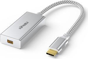 USB C to Mini DisplayPort Adapter 4K@60Hz USB Type C (Thunderbolt 3) to Mini DP Adapter for iPhone 15 M1/M2 MacBook MacBook Air/Pro 2016-2023 Galaxy S8-S23 Steam Deack and Rog Ally