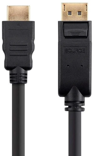 Monoprice Select Series DisplayPort 1.2 to HDTV Cable, 3', Black Monoprice Select Series DisplayPort 1.2 to HDTV Cable, 3', Black