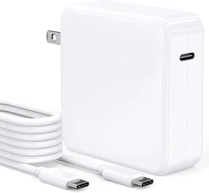 Mac Book 87W USB C Fast Charging Laptop Charger AC Adapter Replacement for 13 14 15-inch Mac Book Pro models introduced in 2016 or later for MacBook Air After 2018 USB C to C Power Cord Supply Mac Book 87W USB C Fast Charging Laptop Charger AC Adapter Replacement for 13 14 15-inch Mac Book Pro models introduced in 2016 or later for MacBook Air After 2018 USB C to C Power Cord Supply