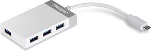 TRENDnet 4-Port USB C to USB Hub, TUC-H4E, 4 x USB 3.0 Ports, Compact Size USB Type-C Multiport Adapter, Compatible with Windows, Mac OS, Backwards Compatible with USB 2.0, White