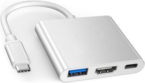 USB C to HDMI Multiport Adapter for iPhone 15 MacBook Pro Air iPad Pro, Apple MFi Certified Type-C Digital AV Hub with 4K@60Hz HDMI, USB 3.0, 100W PD Compatible with Samsung Galaxy, Pixelbook, XPS