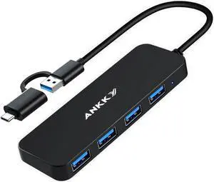 USB C Hub, USB Hub 3.0, USB C Dock, USB C to USB Extender with 4 USB Ports USB C Splitter for MacBook, Mac Pro/Mini, iMac, Ps4, PS5, Surface Pro,Flash Drive, Samsung