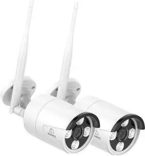 SANNCE 8MP Full-Color H.264+ Outdoor Wireless Security Camera with 2-Way Audio, Dual-Band WiFi 2.4G/5.8G, Motion/Human Detection & Alarm, 100ft Night Vision Surveillance Camera