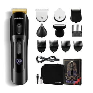 SUPRENT Beard Trimmer for Men - 16 Pieces Mens Grooming Kit with Electric Beard Trimmer, Adjustable Hair Trimmer, Hair Clippers, Razors for Beard, Hair, Body, Groin, Nose & Ear, Waterproof IPX7 SUPRENT Beard Trimmer for Men - 16 Pieces Mens Grooming Kit with Electric Beard Trimmer, Adjustable Hair Trimmer, Hair Clippers, Razors for Beard, Hair, Body, Groin, Nose & Ear, Waterproof IPX7