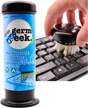 Germ Geek Keyboard & Electronics Cleaner | Reusable Brush + Solution Germ Geek Keyboard & Electronics Cleaner | Reusable Brush + Solution