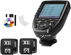 Xpro-N i-TTL II 2.4G X System Wireless Control Remote Trigger with 2X X1R-N Controller Receiver Compatble for Flash