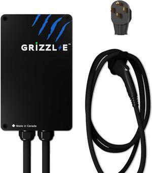 Level 2 240V / 40A Electric Vehicle (EV) Charger, UL Certified, Metal Case Enclosure, Indoor/Outdoor Electric Car Fast Wall Charging Station, NEMA 14-50 Plug, Classic Black