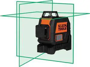 93CPLG Compact Self-Leveling Laser Level, Bright Green 360-Degree Laser Planes, Rechargeable, Magnetic Mount
