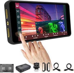 PT5 II Touchscreen Camera Field Monitor 5 inch 4K30P Input/Output Wide Color Gamut New Peaking 3D LUT Video Assist Luma RGB Waveform for DSLR