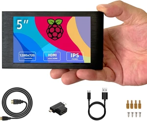 5-Inch IPS Portable HDMI Monitor 1280×720 Mini LCD Display 5-Inch IPS Portable HDMI Monitor 1280×720 Mini LCD Display
