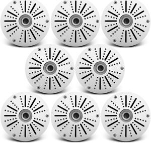 (Outdoor Security Camera Junction Box) Universal Junction Box for Bullet Dome Turret Cameras & Solar Panel, CCTV Base Box Hide Cable, Wall Ceiling Mount Bracket, Metal Electric Enclosure 8 Packs