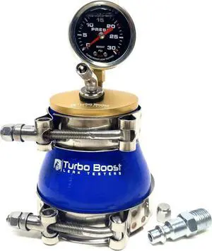 Boost Leak Testers 3" for 3" Turbo or Intake Pipe - Universal Test Kit - Test Upto 30 PSI - Premium - 6061 Aluminum - Restore Power!