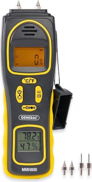 MMH800 Pin/Pinless Moisture Meter w/Temp and Humidity