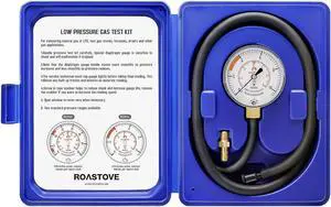 Natural Gas or LP Gas Manifold Pressure Test Kit, LP Gas Pressure Tester, Natural Gas Meter, 0-10" WC