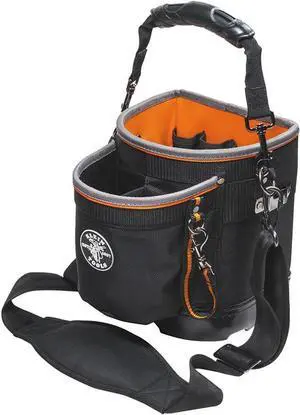 55419SP-14 Tool Bag with Shoulder Strap Has 14 Pockets for Tool Storage, Can Fit Long Screwdrivers