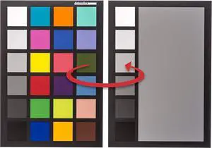 SpyderCHECKR 24 - Color calibrate your camera for consistent image color across multiple camera systems/lighting conditions. Target color chart has 24 target colors + grey card.