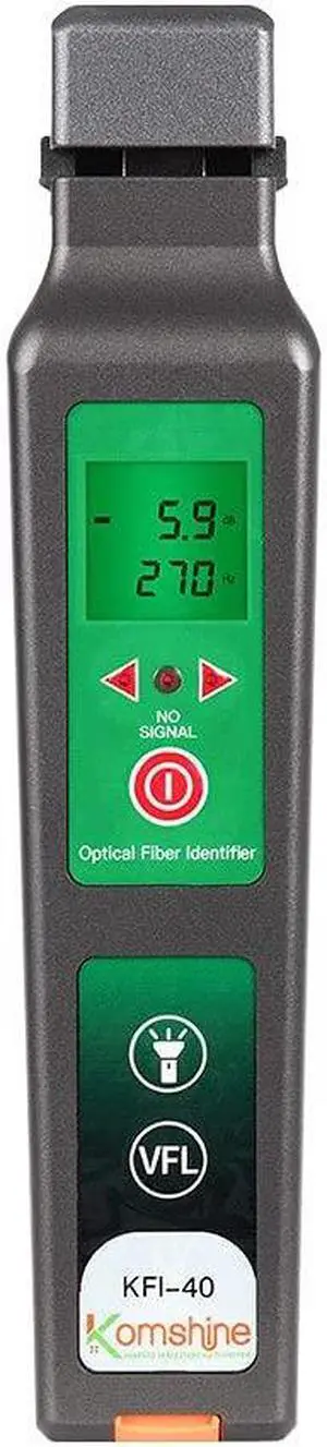 KFI-40 Optical Fiber Identifier Optic Dominant Traffic Detector Multi in one Chucks with 800-1700nm Cable Tester (KFI-40)