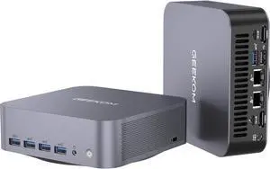 GT1 Mega AI Mini PC,14th Gen  Core Ultra U7-155H (16C/22T,up to 4.8 GHz),32GB DDR5 1TB PCIe Gen4 SSD,NUC14 Pro Mini Desktop Computers Windows 11 Pro,WiFi 7/BT 5.4/Dual 2.5G LAN/USB4.0/8K