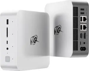 GTi14 Mini PC  Ultra 9 185H(16C/22T), 32G DDR5-5600MHz 1TB PCIe4.0 SSD, Mini Computer Support Dual 2.5G LAN, Fingerprint Sensor, Build-in Power Supply, Al Voice Interaction Gaming PC