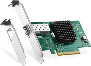 10G SFP+ PCIe Network Adapter Intel X520 82599 LAN Controller 10G/1G/100Mbps SFP+ Slot NIC Card for Windows/Linux/VMware