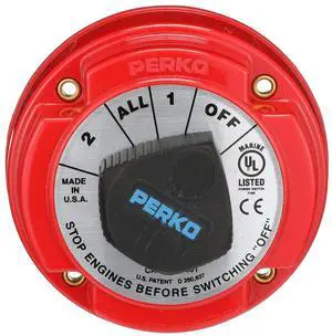 Battery Select Switch, Disconnect Isolator Cutoff, Dual, 12 -50V