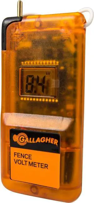 Digital Volt Meter | Electric Fence Voltage Reader to Test, Trace & Diagnose Shorts and Faults |Auto Turn-On Indication | Easy Installation | Tough and Water Resistant