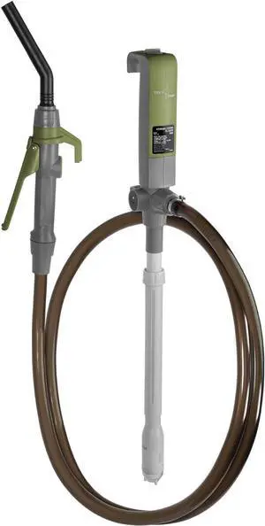 Next Gen. 2x More Powerful Rechargeable Battery Liquid Transfer Pump (Up to 20% Faster Flow, 10.3 Liter/Min) Precise Nozzle Extra Long 10-ft. Hose for E85, Gas, Diesel, Kerosene and more