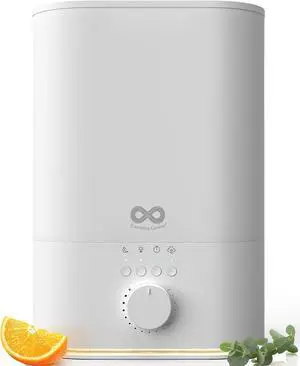 Comfort Upgraded 6L Top Fill Humidifier Large Room & Bedroom, MAX Humidifier, Quiet Cool Mist, Easy to Clean & Fill, 60 Hour Run Time, Aromatherapy