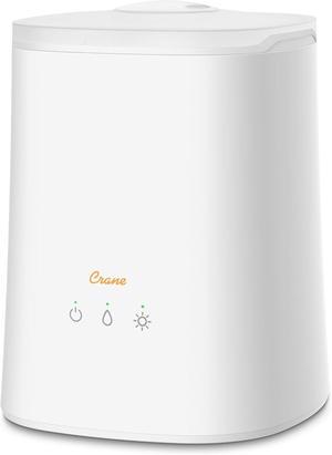 Top Fill Ultrasonic Cool Mist Humidifier for Bedroom and Large Rooms, 1.2 Gallon Essential Oil Diffuser with Nightlight and Auto Shut-Off