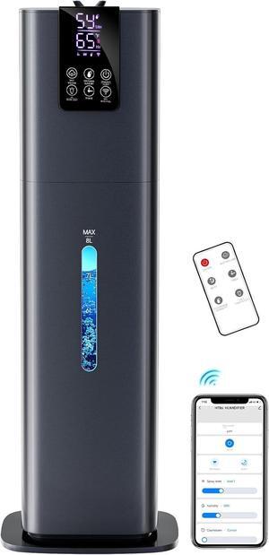 Smart Humidifiers Large Room Bedroom Home, 2.11Gal(8L) Quiet Top Fill Cool Mist Humidifier, Smart App & Remote Control, 3 Speed Humidifier with 360° Nozzle, Humidity Setting for Baby Office(Blue)