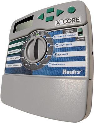 Sprinkler XC400I X-Core 4-Station Indoor Irrigation Controller, Small, Gray