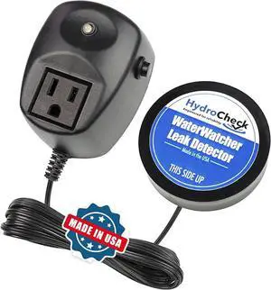 Water Sensor Alarm, Smart Water Leak Detector for Home & Basements | Made in The USA | Automatic Flood Detectors and Water Alarm, Pure Water Capable (WaterWatcher)