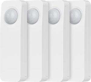 Zigbee Motion Sensor 4 Pack, Zigbee Hub Required, Pet Friendly, Work with Home Assistant, SmartThings, Aeotec, Homey, Hubitat or Echo Devices with Built-in Zigbee hub