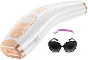 Laser Hair Removal, IPL Laser Hair Removal for Woman and Men Permanent, Hair Removal Device with 3.0 IPL Red Light Wave, Home Laser Hair Removal Device for Legs Armpits Back Bikini Body Use