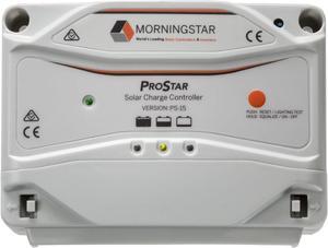 Prostar 15A PWM Solar Charge Controller (PS-15) - ligent Solar Panel Regulator, Supports 12V/24V LA/Lithium Batteries, LVD/Lighting Control, HazLoc Rated, Low Noise - Designed in USA