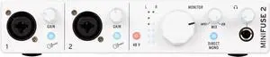 MiniFuse 2 - Compact USB Audio & MIDI Interface with Creative Software for Recording, Production, Podcasting, Guitar - White