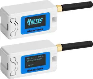 2 Pack ESP32 LoRa V3 Development Board + 1100mAh Battery + Protect Case Set - with 915MHz Antenna and SX1262 Surport WiFi Bluetooth LoRa V3 Devices for Meshtastic Arduino LoRawan IOT