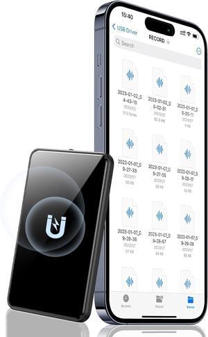 128GB Voice Recorder, Recorder Device with Triple Noise Reduction,Digital Voice Activated Recorder with Playback,Audio Recorder with 9200 Hours Storage,30 Hours Battery time for Class, Meeting
