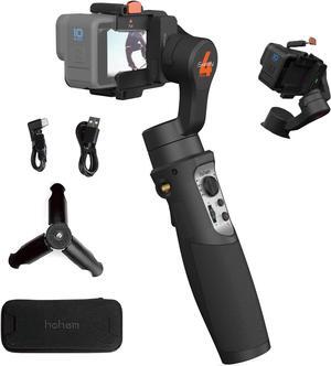 iSteady Pro 4 3-Axis Gimbal Stabilizer for GoPro 13/12/11/10/9 8/7/6/5, for Osmo Action and Other Action Cameras,Support Bluetooth & Cable Control, IPX4 Splash Proof with Tripod