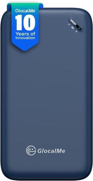 4G LTE Portable WiFi Hotspot for Travel, Pocket WiFi Mobile Hotspot Device with Global 1.1GB Data, Available in 200+ Countries, No Contract or SIM Card Needed (Blue)