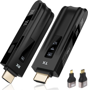 Kit HDMI Sans Fil ICZI - Émetteur Et Récepteur 1080P/60Hz, Portée 50m, 2.4G/5G - Pour PC, TV, Projecteur - Plug & Play