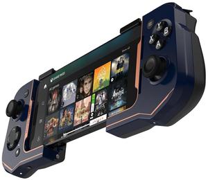 Turtle Beach Atom Mobile Game Controller with Bluetooth for Cloud Gaming on iPhone with Compact Shape, Console Style Controls & Low Latency Bluetooth  Cobalt Blue