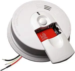 i4618AC Battery Powered Hardwire Smoke Alarm, 4 Pack