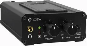 Ultra-Compact Personal in Ear Monitor Amplifier - Double Channel Headphone Amplifier System with XLR & TRS Input - Portable IEM Amp with Mono & Stereo Mix Panning - Sturdy Housing with Belt Clip